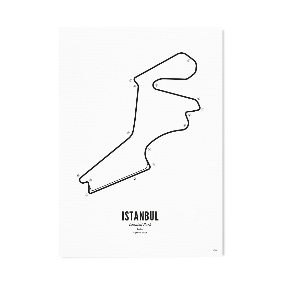 Affiches de Istanbul - White Edition | WIJCK.